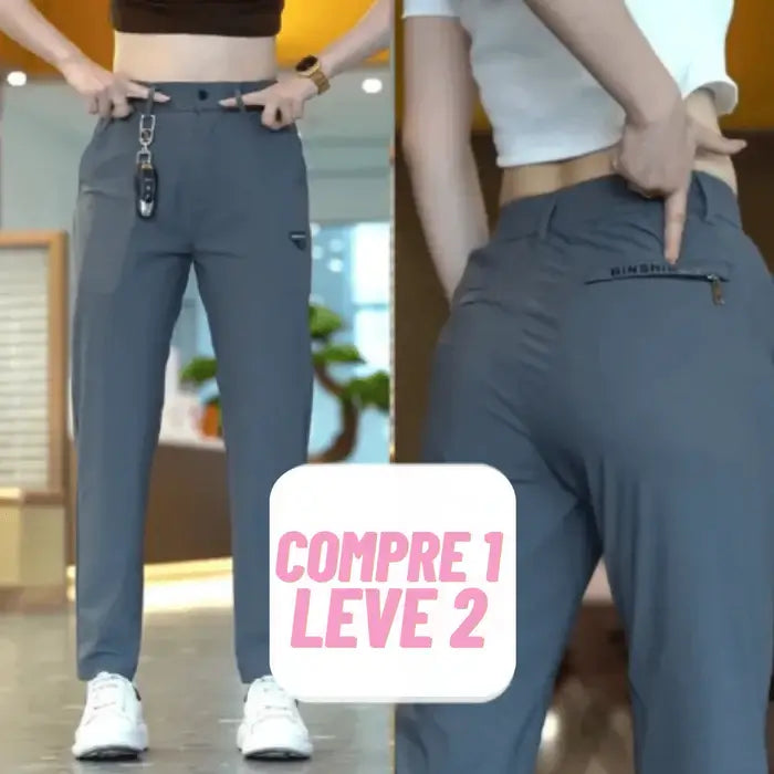 (Compre 1 LEVE 2 UNIDADES) Calça Confort Julie / A Mais Soltinha e Fresca do Mercado - Último dia de Promoção